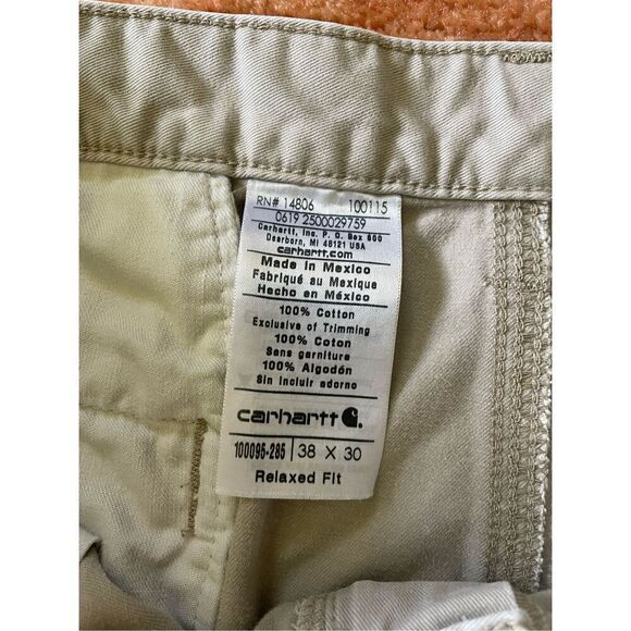 Carhartt Men's Relaxed Fit Twill 5-Pocket Work Pant - Picture 7 of 12